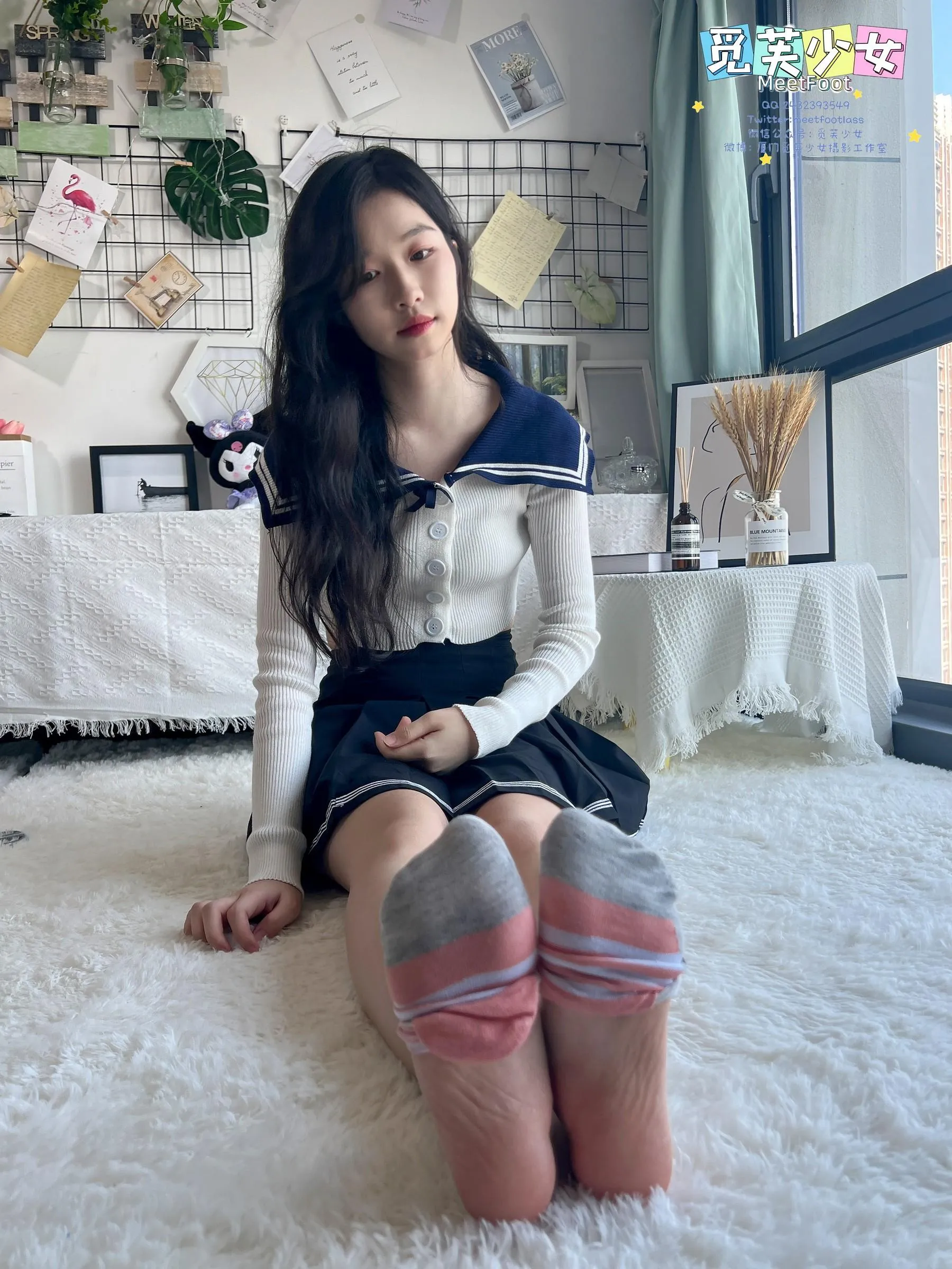 [觅芙少女]NO.018 JK短裙美少女-1 [105P]插图6